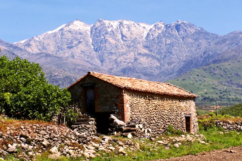Candeleda, el Almanzor y el río Tiétar
