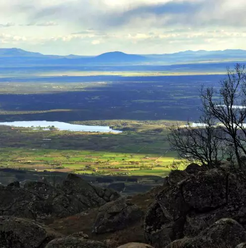 Vista del pantano de Rosarito