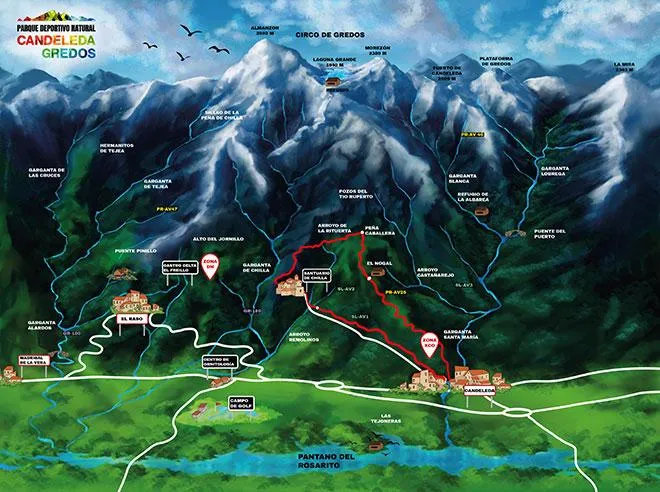 Ruta Peña Caballera - Chilla